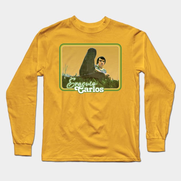 Erasmo Carlos /// Retro Fan Art Design Long Sleeve T-Shirt by DankFutura